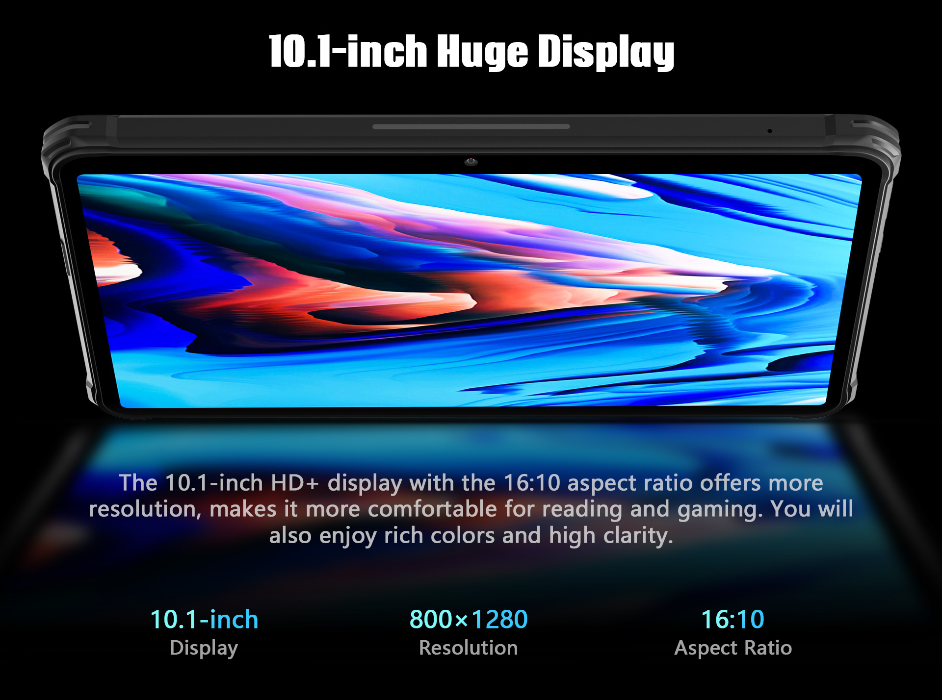 HOTWAV TAB R5 10.1寸 黑橙色 4+64GB 三防智能平板 香港交货-阿里巴巴