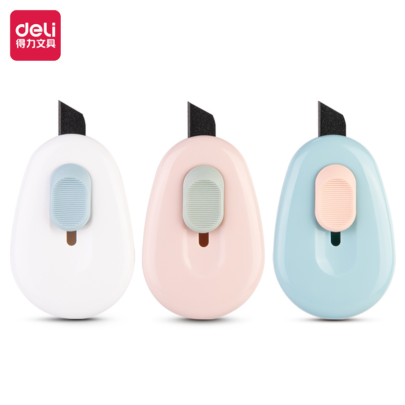 Deli TD101 High-looking And Cute Mini Utility Knife For Express Dery Small Stainless Steel Blade For Art Students