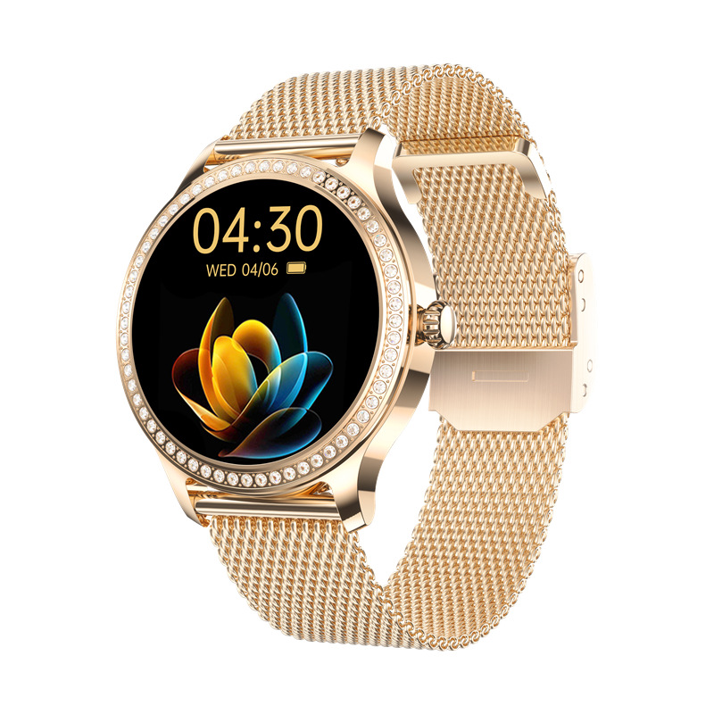 Smartwatch feminino relógio bluetooth chamadas frequência_voghion.com