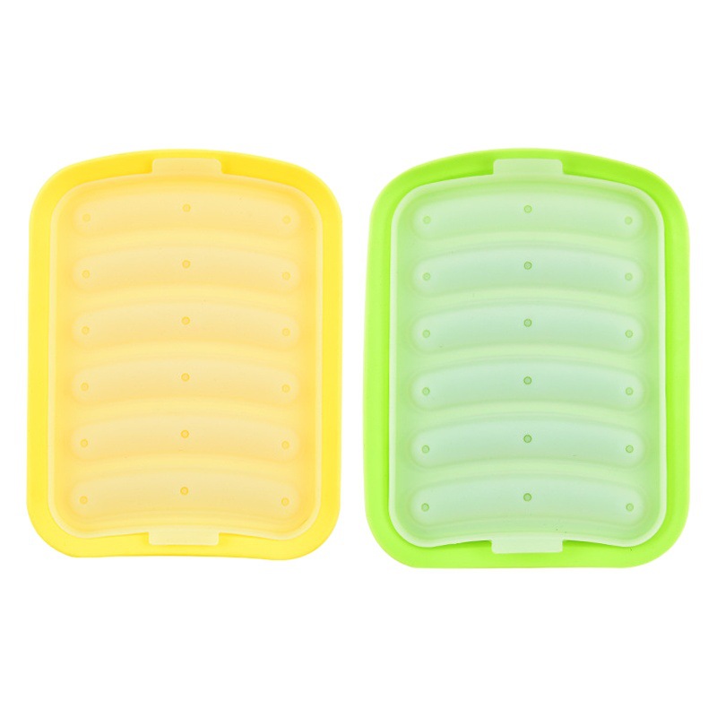 Factory Direct Supply Silicone Sausage Mold Can Steam Children's Food Supplement Household Food Grade Silicone Hot Dog Ham Mold