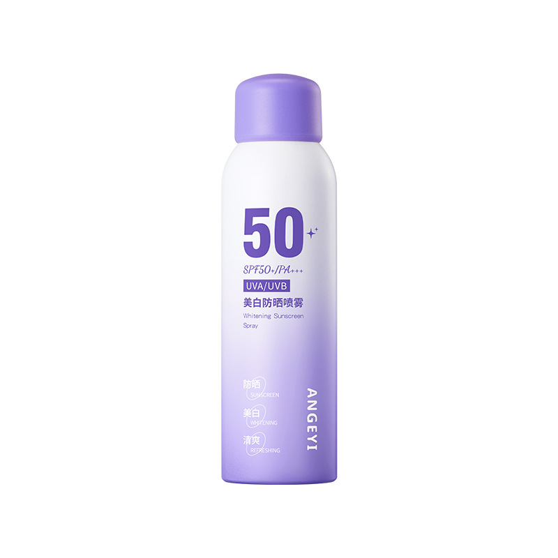 スポット Angeyi 日焼け止めスプレー、UV 防止 SPF50+、軽くて通気性のある日焼け止め、軍事訓練の必需品|undefined