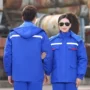 防静电中长款车间加油站工作服