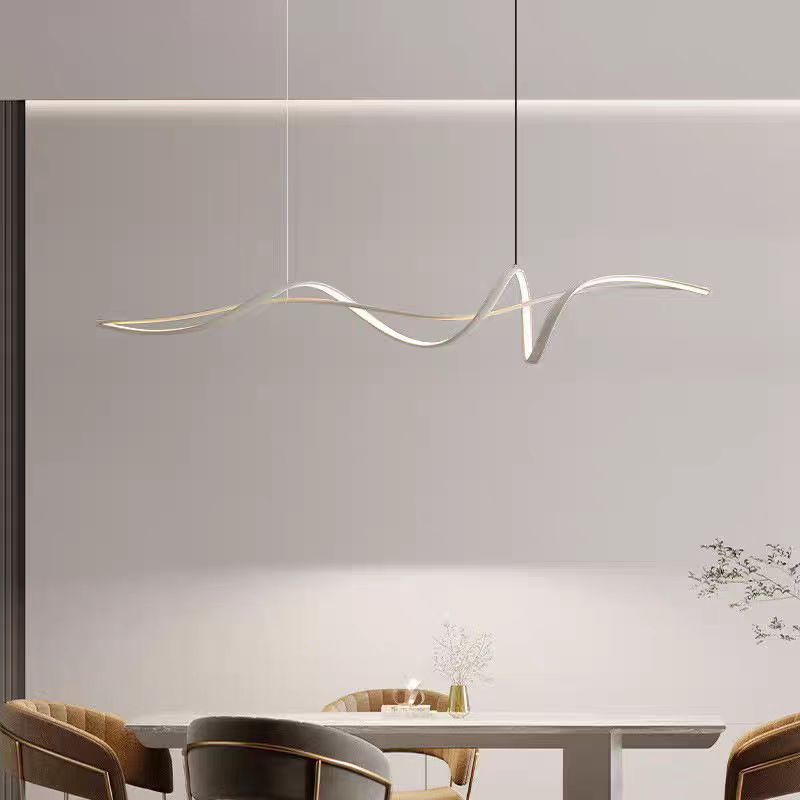 Iluminación de lámpara de bar nórdica moderna de comedor minimalista italiana lámpara de estilo minimalista