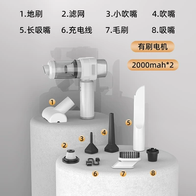Tozsoranlar Brushless, High Suction Power, Blowing, Suction - 3103-a-basic-model-brush-motor-2000mah2-white