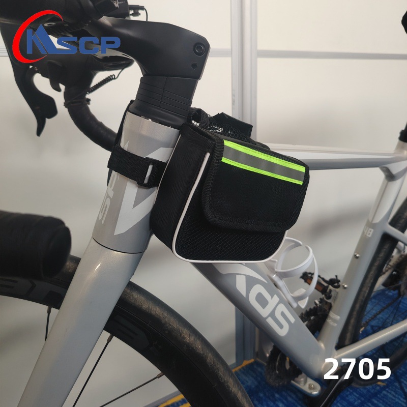 Suministro directo transfronterizo bicicleta delantera viga bolsa montaña bicicleta bolsa de cáscara dura viga delantera bolsa de montar silla cáscara dura bolsa de viga