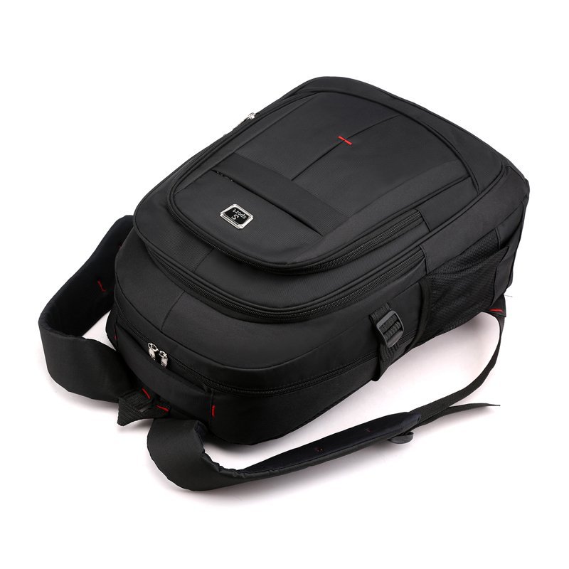 837g Weight Polyester Lining Material Zipper Closure Type Double Shoulder Straps Strap Type Zipper Backpack Bags Type School, Daily Occasion Oxford Cloth Material Waterproof Function School Backpack Backpack Solid Color Pattern All Seasons Season Unisex Gender Classic Style Style Square Shape Large Size Waterproof Solid Color School Daily School Backpack 4