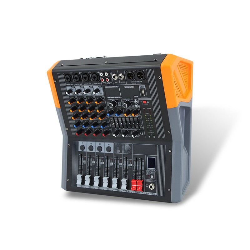 Mezclador profesional transfronterizo amplificador integrado 99 tipos de efectos DSP USB Bluetooth reverberación
