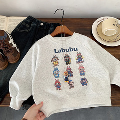 现货2025秋季卫衣湖州织里儿童服饰男女童装韩版卡通上衣可爱衣服