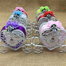 结婚欧式热卖喜糖盒子创意婚庆用品喜糖盒糖果盒婚礼铁艺糖盒