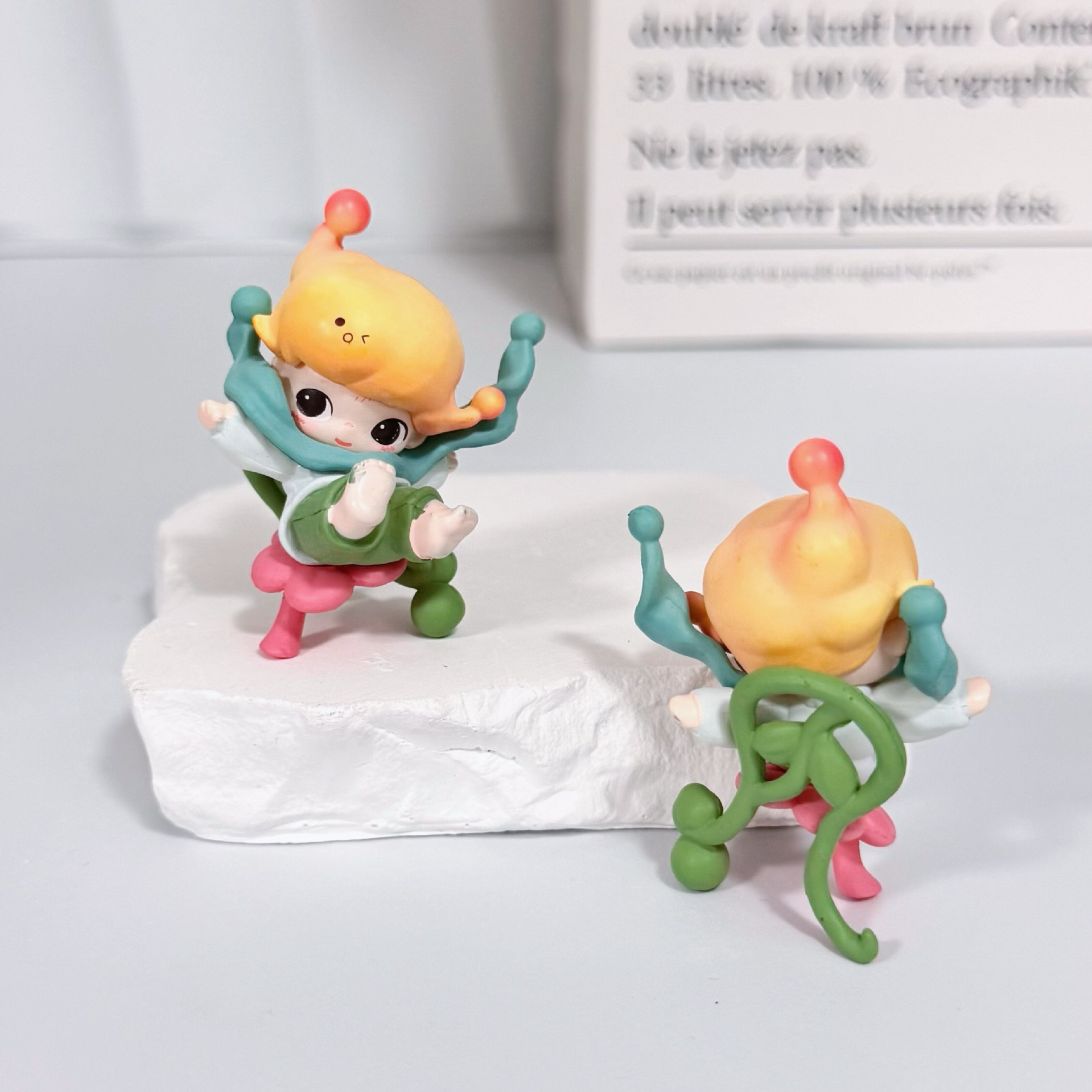 Dimoo's Instant Adventure Car Ornament - Cute Cartoon Decoration for Car Screen and Center Console