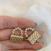 Bag, fashionable advanced earrings, 2024 years, western style, bright catchy style, high-quality style