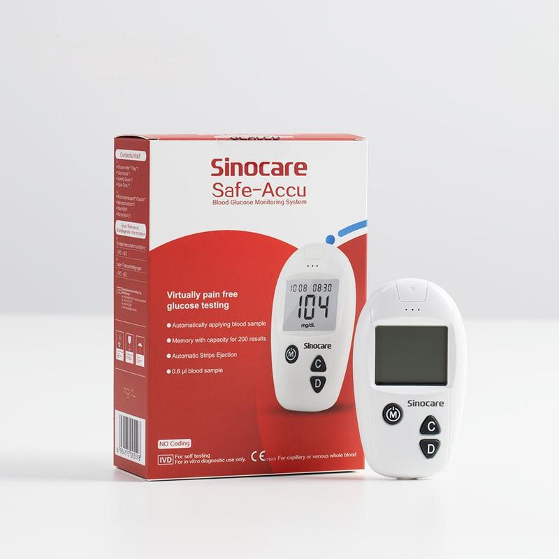 Sinocare Safe-Accu 外国貿易血糖計家庭用全自動コードフリー血糖測定血糖計|undefined