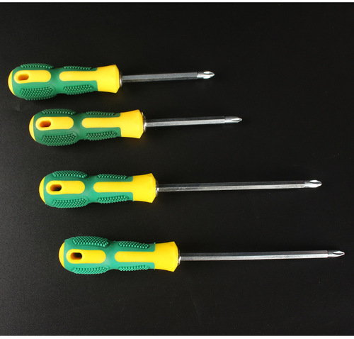 Screwdriver assembly tool with massage handle, dual-purpose cross screwdriver, combination flathead screwdriver