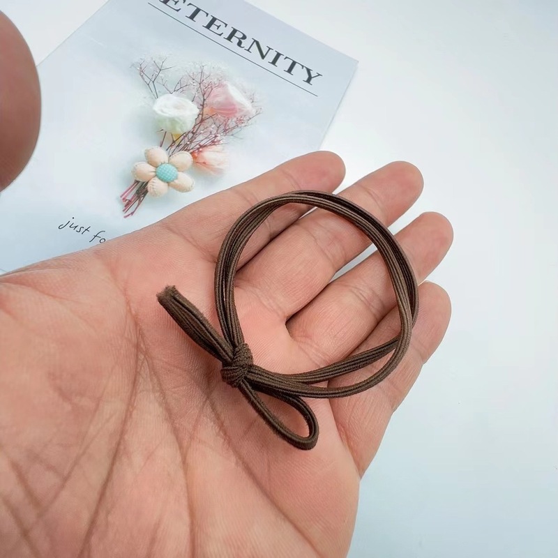 皮筋头绳韩版简约扎头发橡皮筋小清新森女系发圈高弹力基础发绳女|undefined