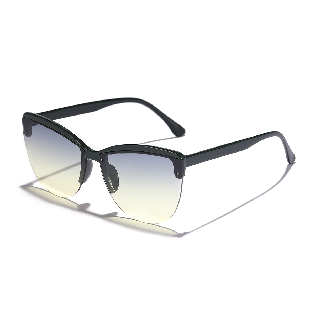 Cross-border nuevo medio-Marco retro gato ojo Internet celebridad misma moda todo partido al aire libre UV a prueba de gafas de sol