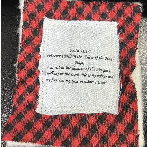 Кросс-борт новое изделие PRAYER QUILT с крестом внутри, вручную шиты цветной стежок