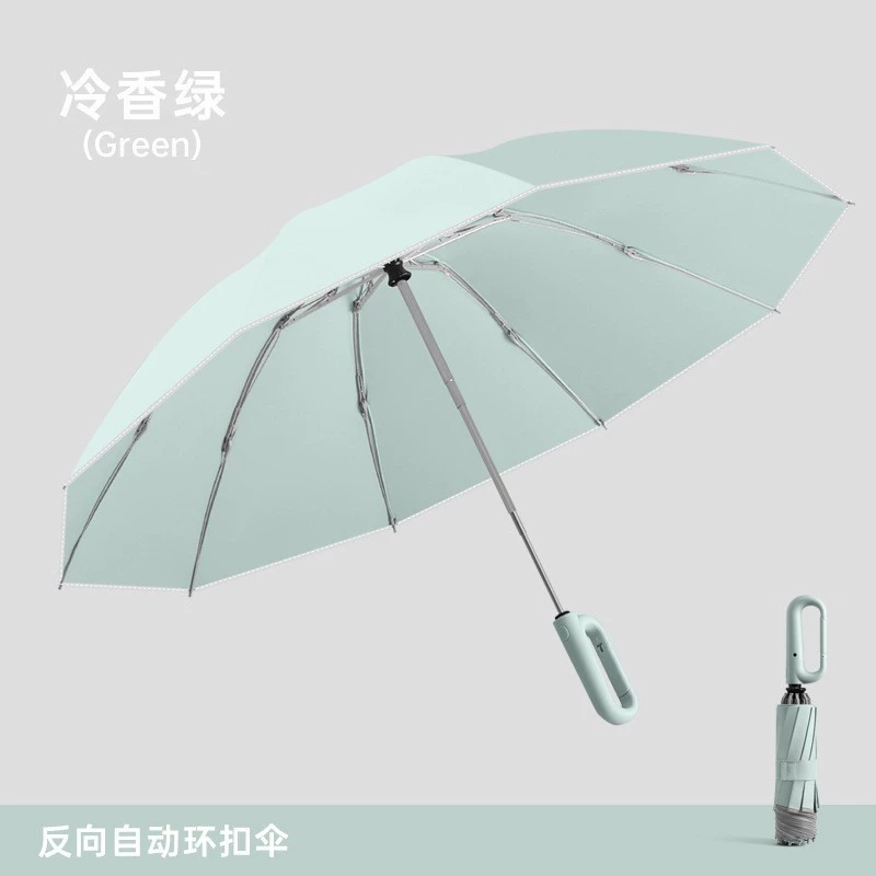 Automatic Big Handheld Umbrella, Thickened Canopy, 21/23/27-inch Options