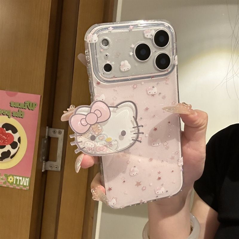Sanrio Kitty Cat Photo Sticker Suitable for iPhone 17 Pro Max Phone Case Apple 16 New Model 15 Female 14 Sanrio Kitty Cat Photo Sticker Suitable for iPhone 17 Pro Max Phone Case Apple 16 New Model 15 Female 14