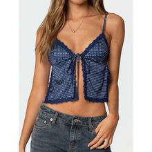 C 18811 Polka dot bow camisole ���������ײɫ�����羳��