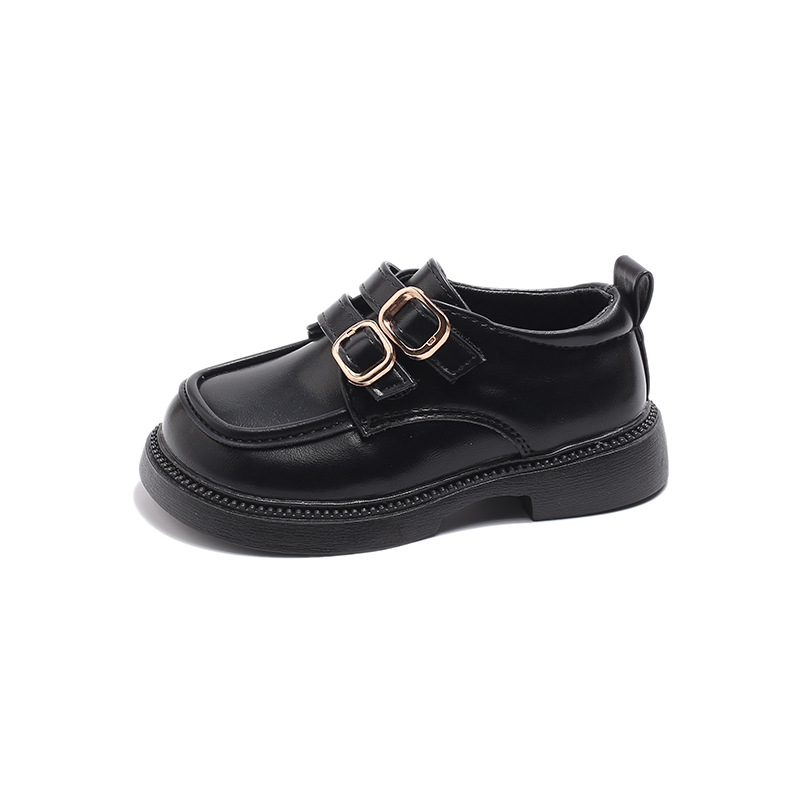 Zapatos de cuero princesa de niñas 2026 primavera y otoño nuevos zapatos de estilo británico para niñas Lefour zapatos negros zapatos de espectáculo para niños zapatos de moda