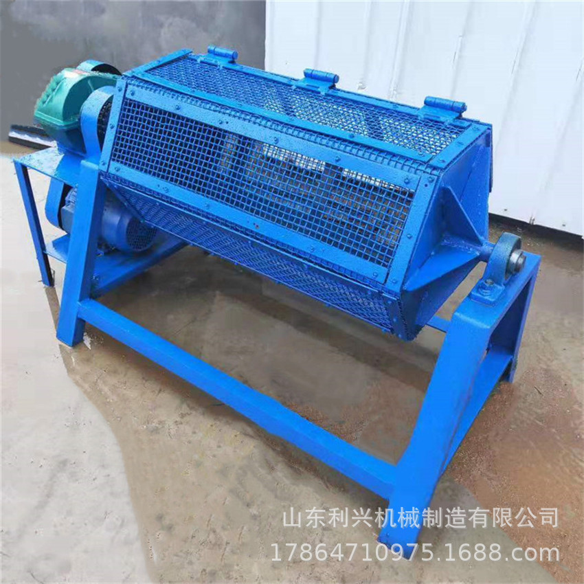 铁器配件六角滚筒抛光机 振动研磨机 镀锌件六角滚筒除锈机利兴