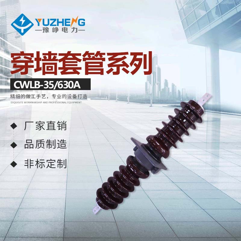 35KV穿墙套管 CLB.CWLB-35/2000A高压铝导体陶瓷穿墙