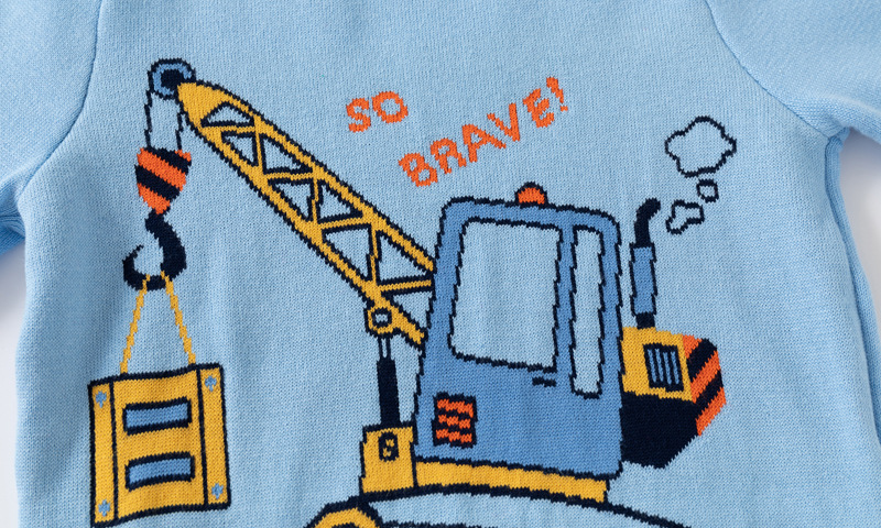 Nuovi vestiti autunno e inverno 2024, maglione lavorato a maglia con base in filo di cotone a doppio strato per ragazzi, macchina per appendere i bambini_voghion.com