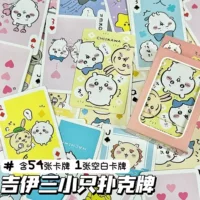 Игральные карты Jiyikawa, милые мультяшные мужчины и женщины, персонализированные головоломки, забавные Douzhizhu, повседневная карточная игра для вечеринок