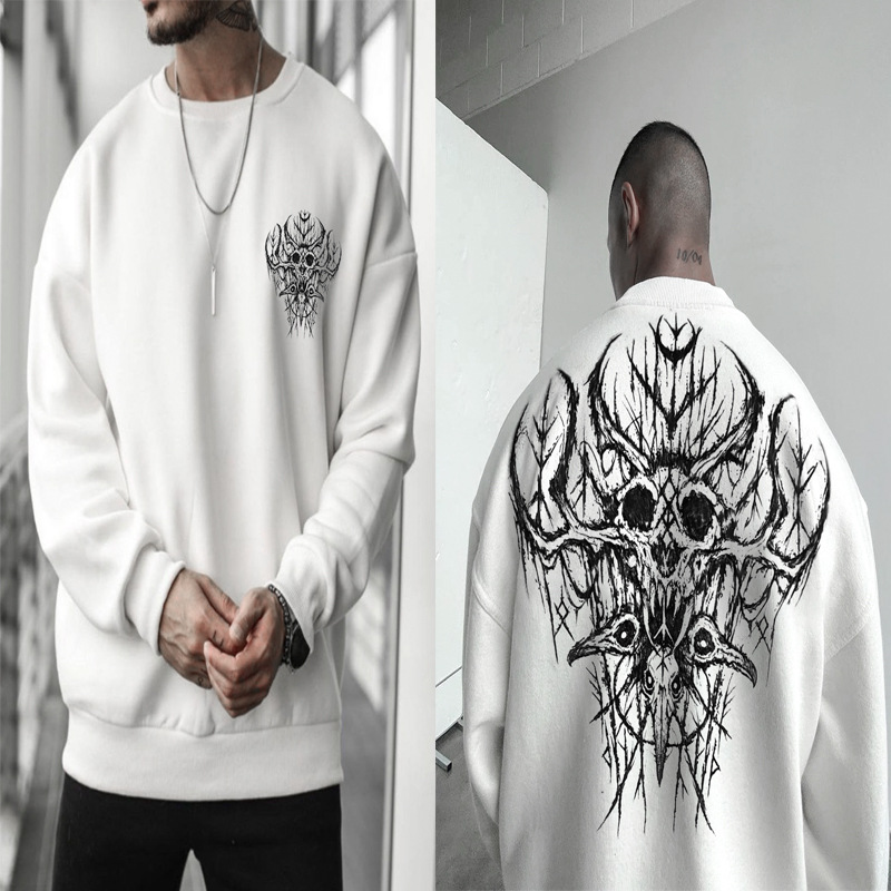 Estación independiente transfronteriza impresión digital para hombres y mujeres, parejas con capucha, suéter fresco de moda, ropa de otoño, blusa casual de otoño e invierno de Halloween