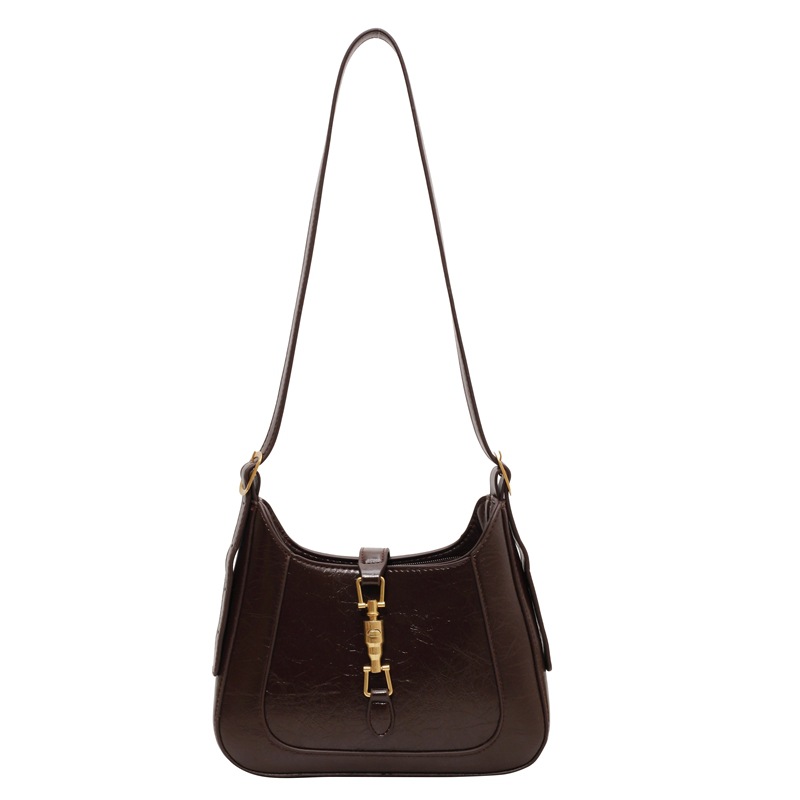 Bolso de moda bolsa axila 2023 otoño moda nuevo color sólido simple hombro bolso de las mujeres bolsa de mensajero portátil