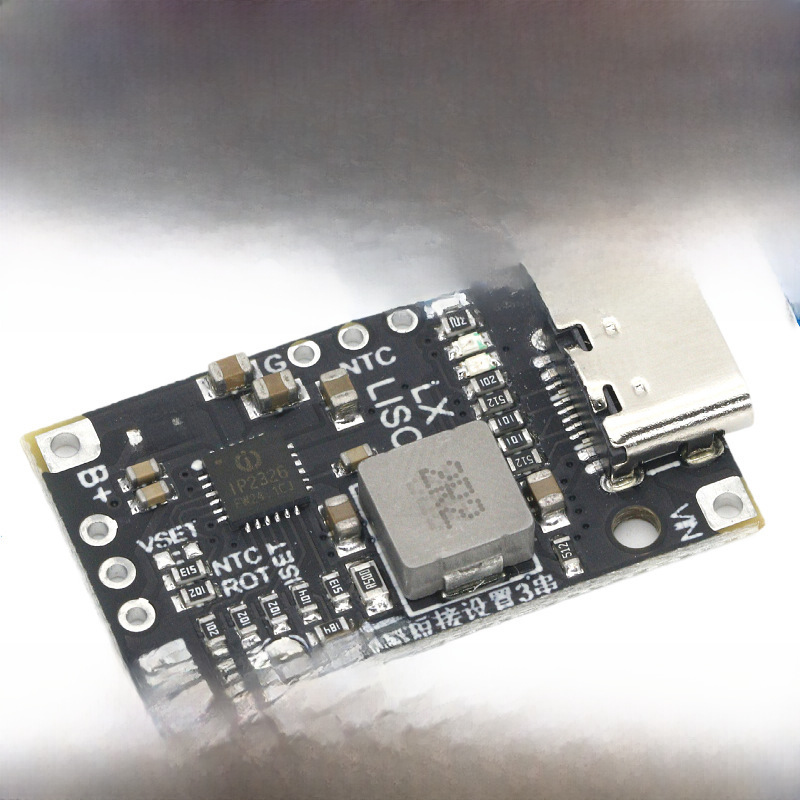 High-power lithium battery pack charging board 2 strings 3 strings boost fast charging/3.7V Polymer/drone charging module