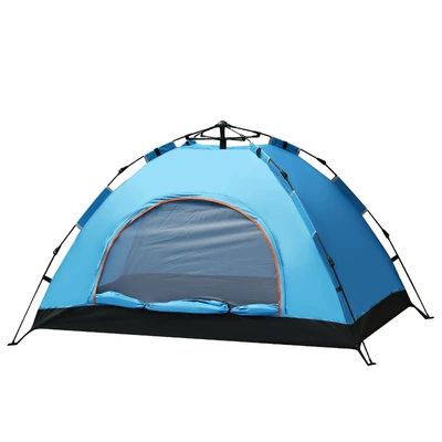 Avtomobil dam çadırları – Sunscreen Windproof Quick Opening Household - sky-blue-basic-tent-double