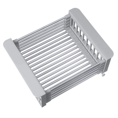 Drain Basket Under Sink Kitchen Adjustable Stainless Steel Dish Rack Home Multi-purpose Pool Storage Shelf