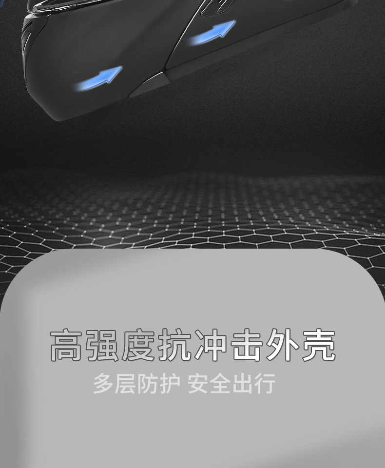 Cross-Border Exclusive Supply of Electric Motorcycle Helmets for Men and Women, Open-Face Helmet with Dual Mirror Design, Full-Face Helmet for Riding with High-Definition Mirror