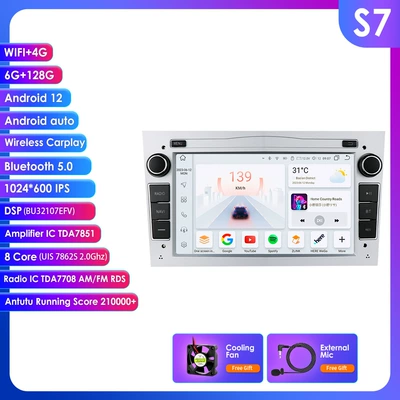 Large Screen Gps Car Navigator DVD Navigation - silver-6128g-wifi4glte-version-7862-carplay-octa-core-7inch-for-opel