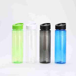 Cross-Border Wholesale Plastic Ps Straw Cup 700ml Outdoor Convenient Sports Water Bottle Advertising Gift Cup Wholesale
