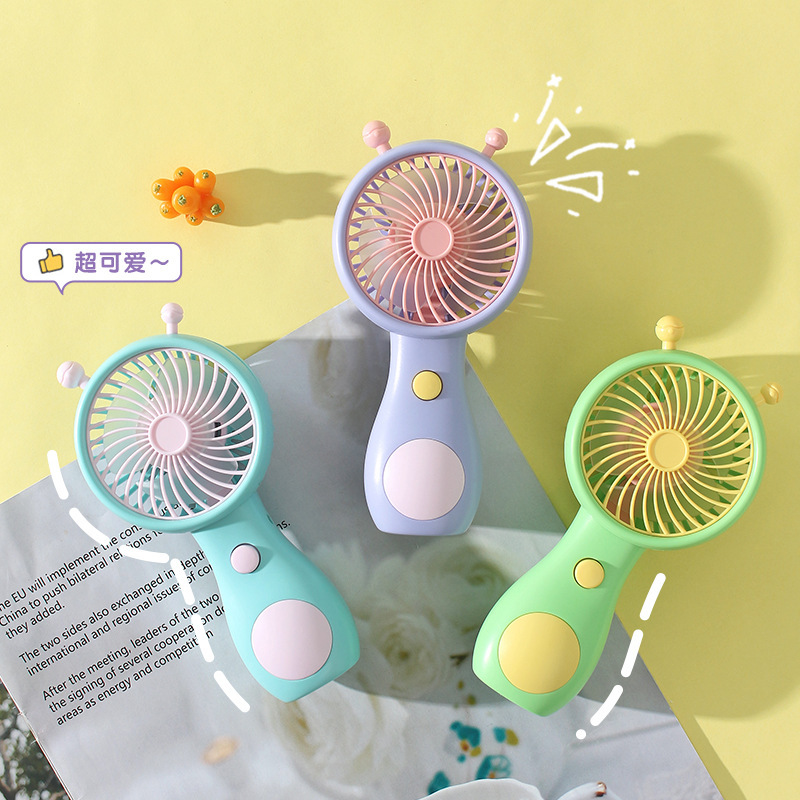 ソフト萌えかわいいカタツムリ手持ちミニ携帯充電ファンusb屋外ポケット小型ギフトファン|undefined