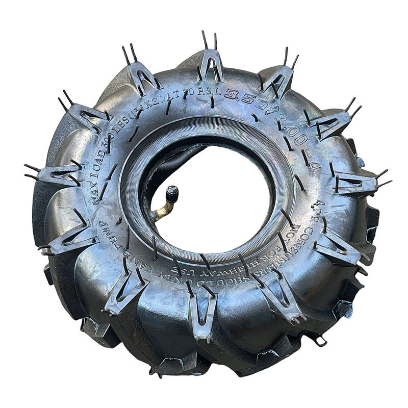 3.00-4 Manual agrícola micro-cultivadora en forma de herringe neumático pequeño tubo exterior de kart 3.50-4 tubo interior y exterior de tubo interior inflable