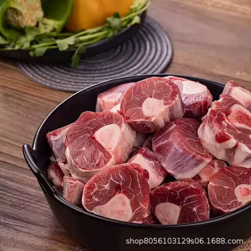 原切羊小腿块 内蒙羊肉 炖汤红烧烧烤食材 生鲜冷冻