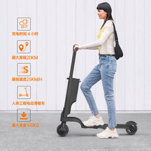 歡喜HX電動滑板車雙電池成人折疊電動車車便攜式迷你車雙電池續航
