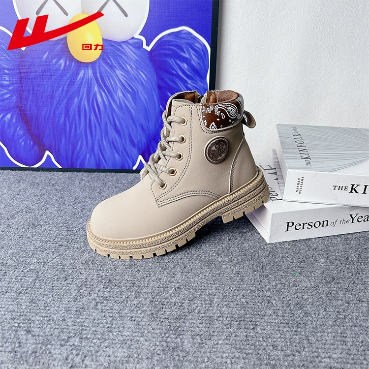 Ботинки‑анчор (Martens) детские унисекс, шнуровка, прочная подошва, лёгкие