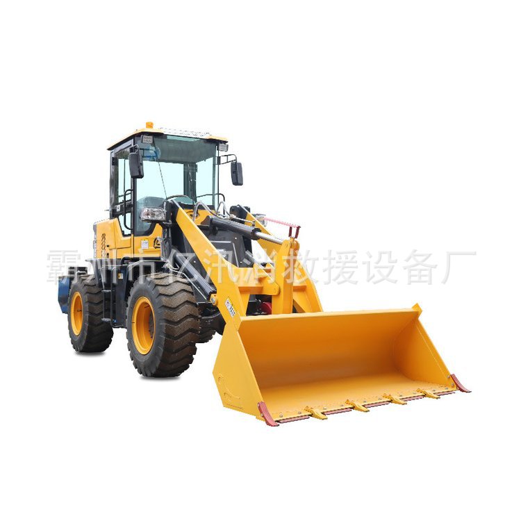 防汛应急装运机小型抗洪抢险装载机多功能建筑工程柴油推土机