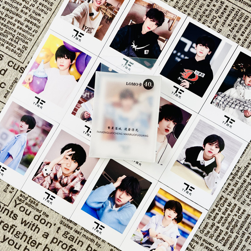 TF Family Fourth Generation Lomo Card Chen Yiheng, Yang Bowen, Wang Junxi Star Merchandise High Definition Greeting Card