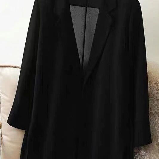 Loose Chiffon Summer Thin New Trendy Stylish Blazer for Women Slim Fit 2026 Design