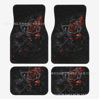 Mats Four-Piece Set, Stain-Resistant, Easy | Avtomobil döşəmə paspasları - f-car-floor-mats-15-3344cm-two-piece-pack