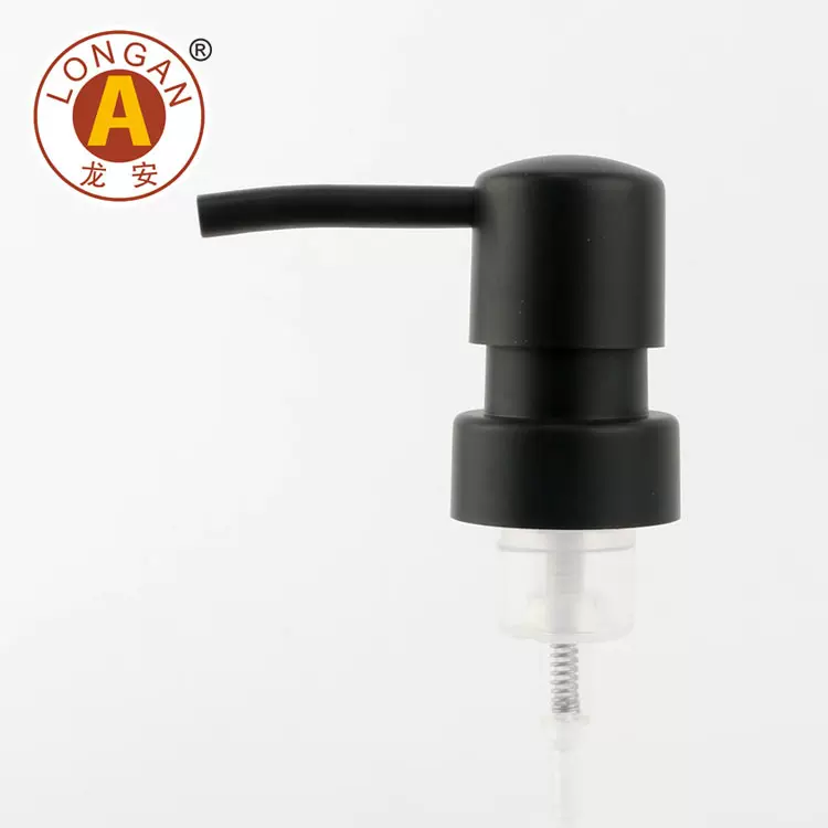 龙安AP03哑光黑泡沫喷头  28mm电镀泡沫泵头 泡泡洗洁精按压头