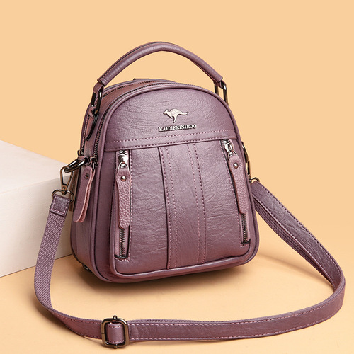 New  Women's Crossbody Bag Women's Shoulder Bag Multifunctional Ladies Double Shoulder Bag Women's European and American One-Time Shipping