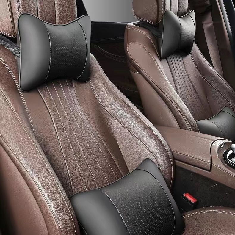 車のヘッドレスト、頚椎、首の保護、車の枕、シート、ヘッドレスト、腰の保護、腰のクッション、背もたれクッション、オールシーズン枕|undefined