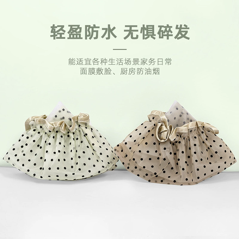 Принт двухслойная шапочка для душа женская водонепроницаемая ванна бытовая маслостойкая дымовая капюшона для девочек сухая маска для волос специальная шляпа для душа мода