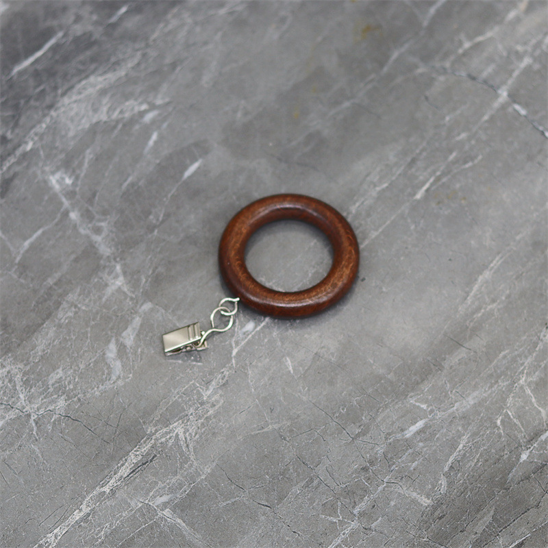 6CM 월넛 실버 클립